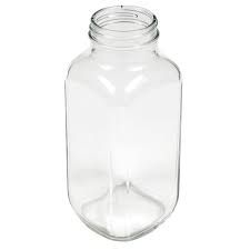 16oz Slush Glass Bottle w/ Pump 2.5” x 2.5” x 6”