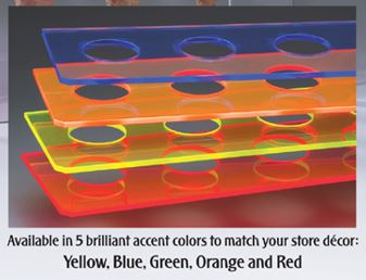 Glow-Cone Shelf – Yellow