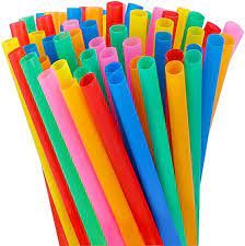 Assorted Color Big Straw