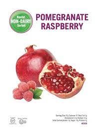 Pomegranate Raspberry Sorbet